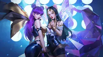 Tapeta K/DA Kai'Sa s 'Ahri' (All Out) - League of Legends (LOL) 4K