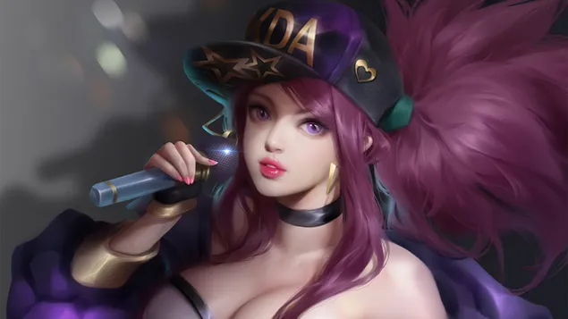 K/DA Popstar 阿卡麗 - 英雄聯盟 (LOL) 4K 壁紙