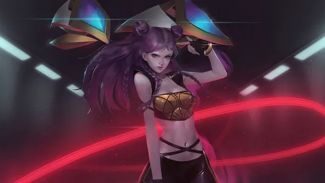 K/DA Popstar Kai'Sa - League of Legends [LOL] 4K fondo de pantalla