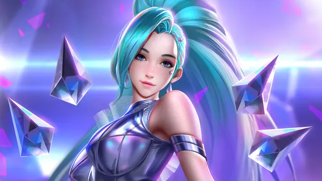 K/DA Popstar 'Seraphine' (Fantasy Art) - 英雄联盟 [LOL] 4K 壁纸