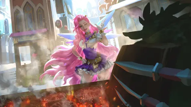 K/DA 塞拉芬 | 英雄联盟 (LOL) 4K 壁纸