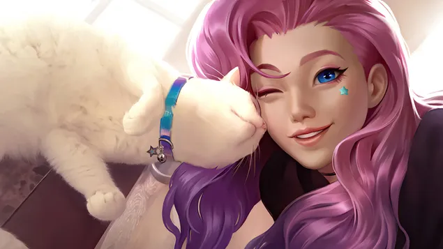 K/DA 'Seraphine' Selfie with Cat - League of Legends (LOL)