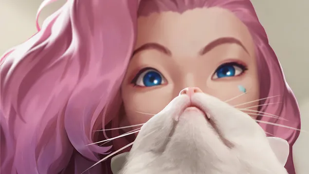 K/DA 'Seraphine' Selfie with Cat : League of Legends (LOL)