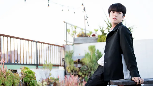 K-pop Band 'BTS' Idol - Jin 4K wallpaper download K-pop Band 'BTS' Idol - Jin 4K wallpaper download