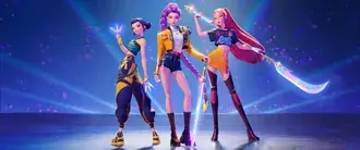 k-pop okhotniki na demonov anime khrabrye devchonki skachat'