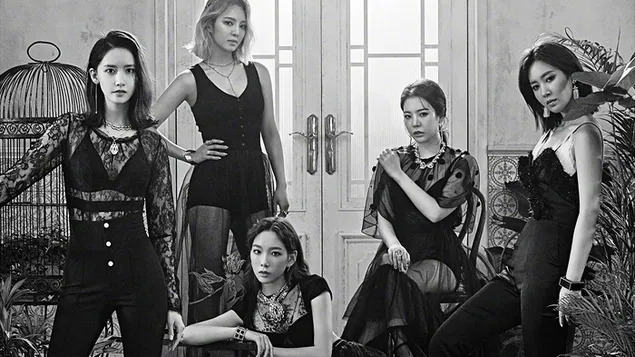 K-pop 그룹 - 소녀시대 (SNSD) 멤버 4K 배경화면