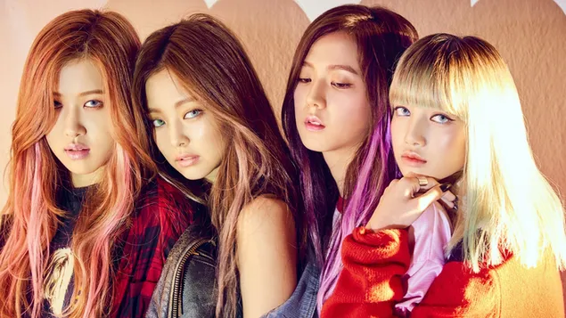 K-pop Music Girls Group - BlackPink-leden