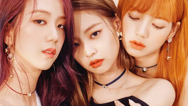 Grupo de chicas de música K-pop: miembros de BlackPink 4K fondo de pantalla