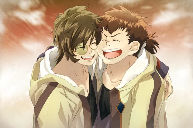 کابانری از قلعه آهن - ایکوما و تاکومی کاغذدیواری  HD