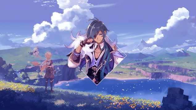 muat turun kaeya | kesan genshin