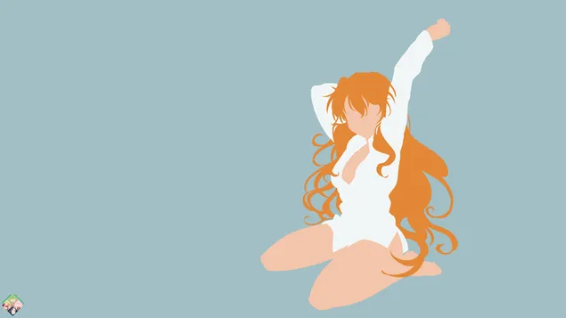 Кага Коуко - минималистички 4K позадина