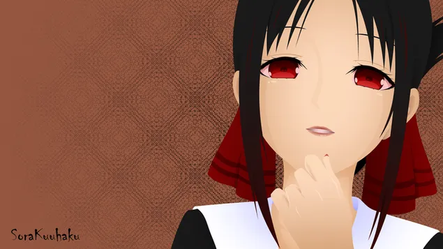 Kaguya Sama Love Is War - Kaguya Shinomiya (Вектор) HD тапет