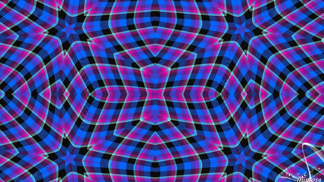 Kaleidoskop pledd HD bakgrunn