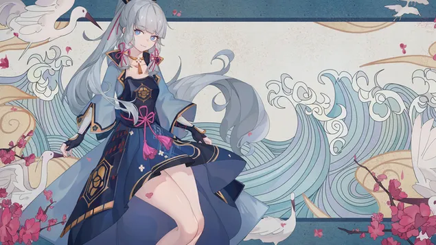 Kamisato 'Ayaka' - Genshin Impact (Anime Video Game) tải xuống