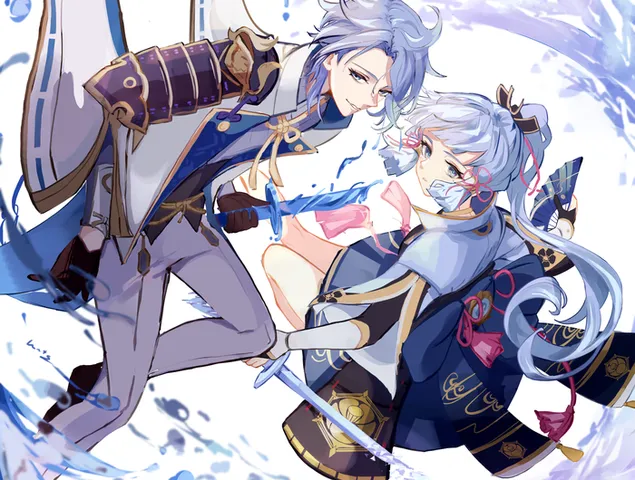 كاميساتو أخ وأخت | تأثير جانشين 2K خلفية