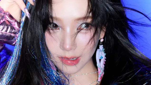 karina cchaak aespa - thaayphaaph`albam armageddon daawnohld