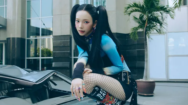 karina fra aespa for supernova mv shoot nedlasting