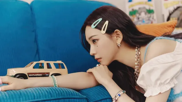 "كارينا" من Aespa | ألبوم "Girls" (Real World Ver.) التقطت الصور 4K خلفية