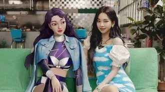 Aespa 'Karina' - 'Girls' [Real World Ver.] 앨범 화보 촬영 4K 배경화면