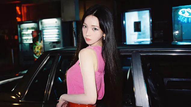 Aespaのカリーナ、「アルマゲドン」アルバム撮影中 4K 壁紙