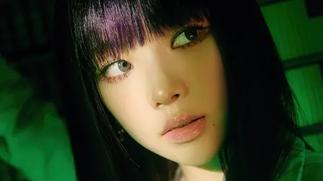 'Girls' 迷你专辑拍摄中来自 Aespa 的'Karina' 4K 壁纸