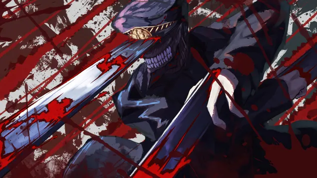 Katana Man de Chainsaw Man 4K fond d'écran