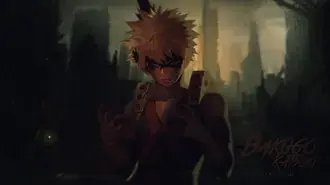 Katsuki Bakugo Tired - My Hero Academia HD wallpaper