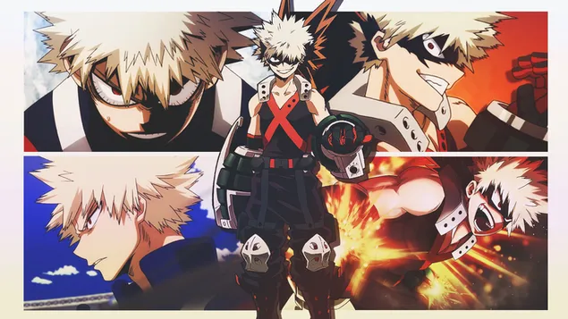 Katsuki Bakugo HD achtergrond
