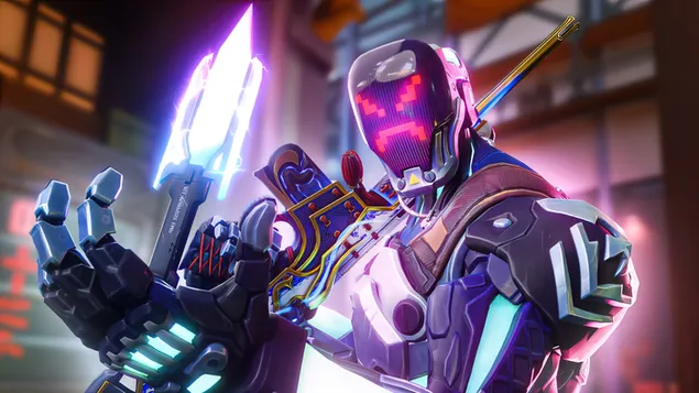 Páipéar balla Kay/O (Gníomhaire 'Grenadier') - Valorant [Riot Video Game]4K