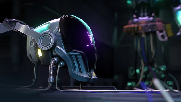 Kay/O Helmet - Valorant (Riot Video Game) 4K muurpapier