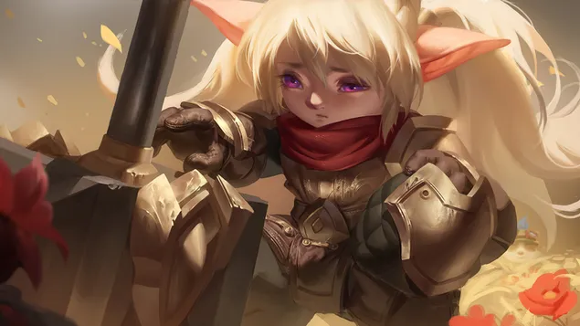 錘子的守護者'罌粟' | 英雄聯盟 (LOL) 4K 壁紙