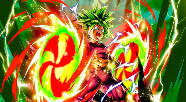 Kefla Super Saiyan 2 from Dragon Ball Super [Dragon Ball Legends Arts] 桌面版 4K 壁纸