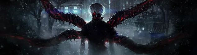 A Ken Kaneki piace il polpo - tokyo ghoul 4K sfondo