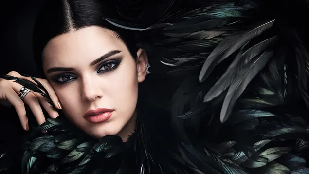 'Kendall Jenner' de plumas oscuras descargar