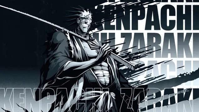 Kenpachi Zaraki fra Bleach: Rebirth of Souls 4K baggrundsbillede