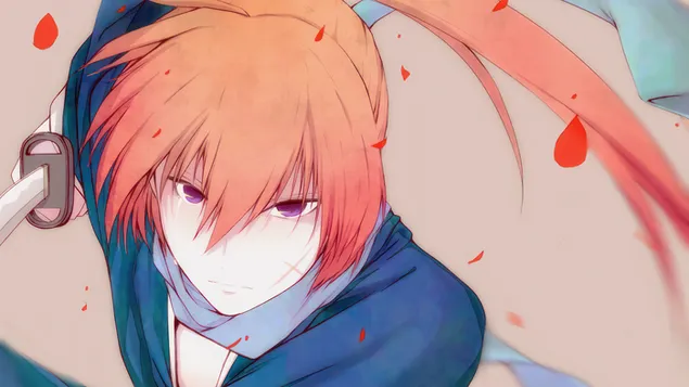 Кеншин Химура (Хитокири Батусаи) аниме Руруни Кеншин 4K тапет