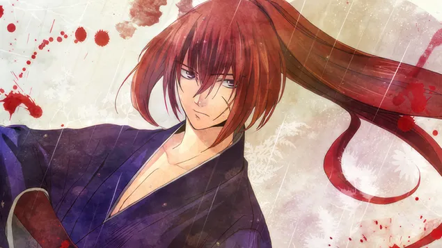 Кеншин Химура (Шинта) Руруни Кеншин 4K тапет