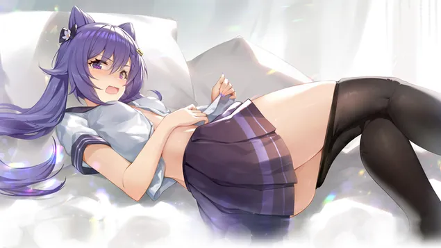 prezemete keking sam lezhi na svojot krevet (ganshin impakt)