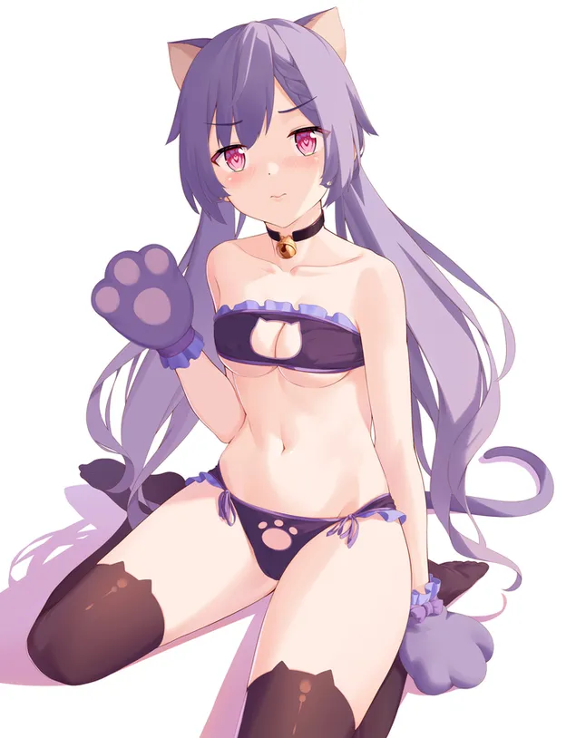 קקינג | ילדת חתול לוהטת (Ganshin Impact) 2K טפט