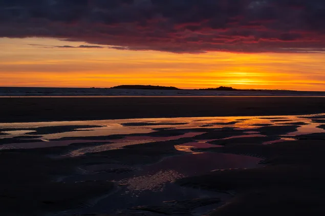 Platja de Kerillo - Erdeven - Morbihan 4K fons de pantalla