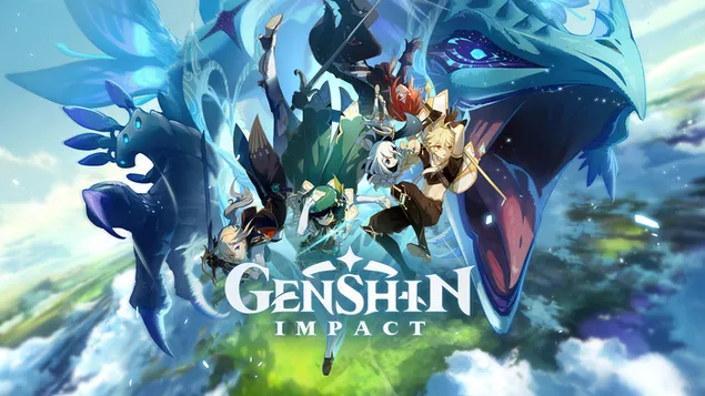 キービジュアルアート - Genshin Impact (アニメ ビデオ ゲーム)