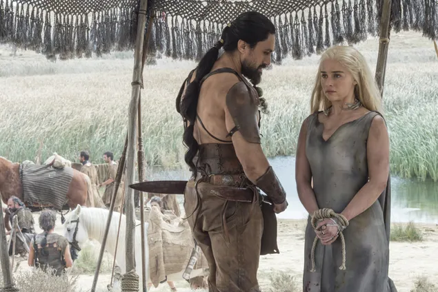 Khal Drogo and Daenarys Targaryen
