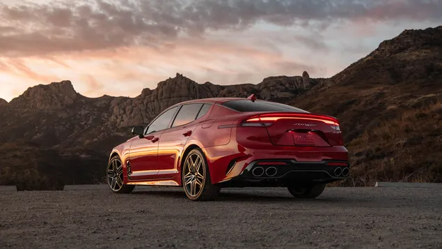 kia stinger gt 2022 tampak belakang dan samping unduhan