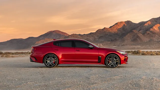 kia stinger gt 2022 tampak samping unduhan