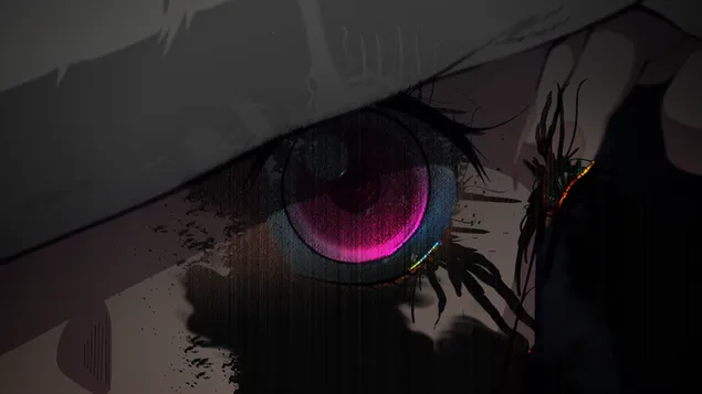 Kimetsu no yaiba - Muzan Kibutsuji's eyes HD wallpaper
