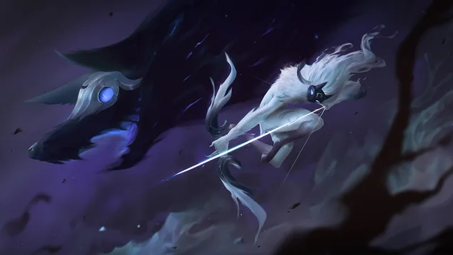 Kindred - League of Legends (LOL) 4K pozadina