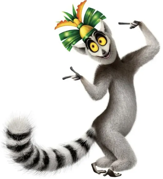 Rey Julien de Madagascar película animada divertida descargar