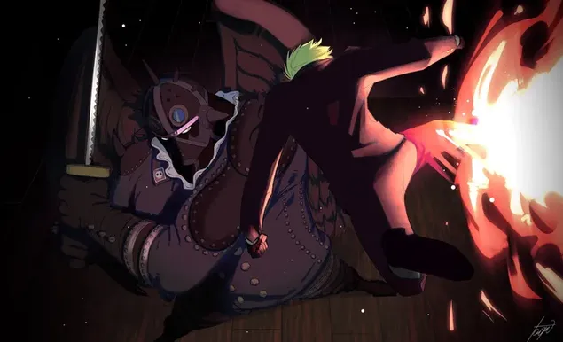 king of wildfire vs sanji apo to one piece lepse
