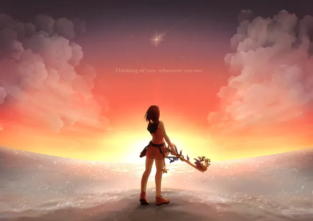 Kingdom Hearts - Kairi 2K achtergrond