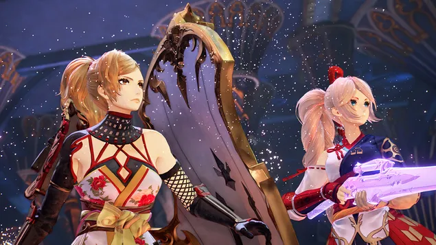 Kisara with Shionne - Tales of Arise（動漫電子遊戲） 4K 壁紙